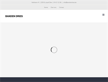 Tablet Screenshot of bandendries.be
